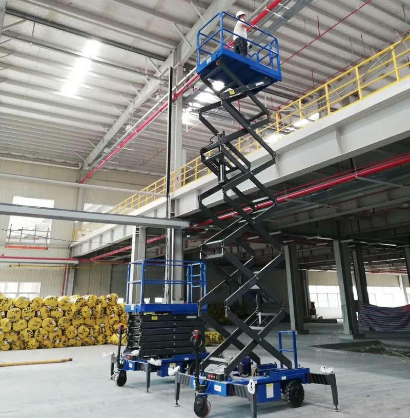 南通助力行走剪叉式高空作业平台